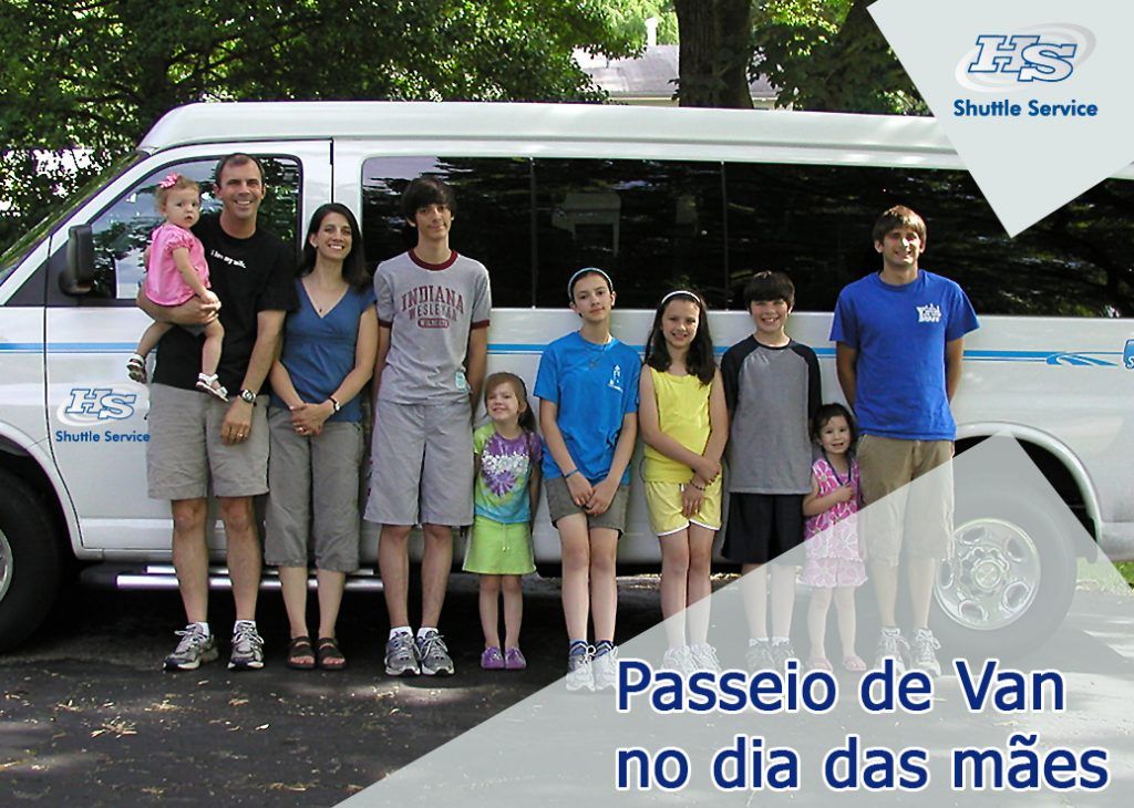 van para passeio no dia das maes