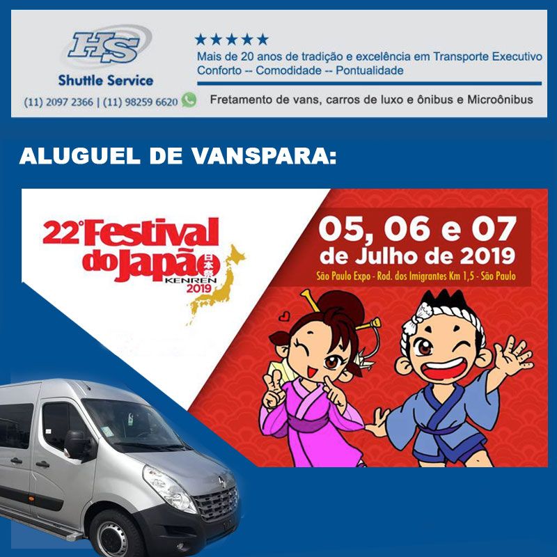 van para Festival do Japão