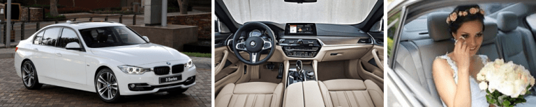 BMW Sedan 320 para noivas, festas e casamentos