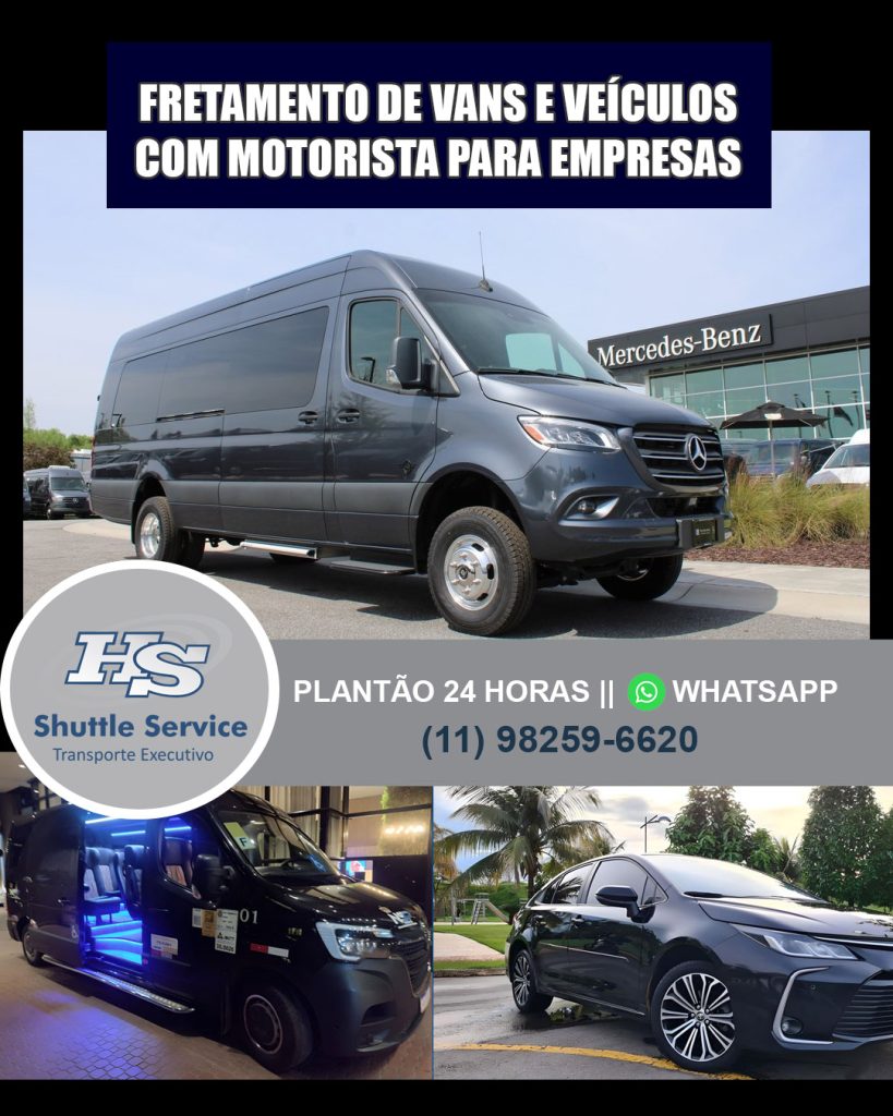 Fretamento de van mensal para empresas