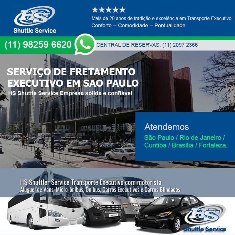 Fretamento em São Paulo