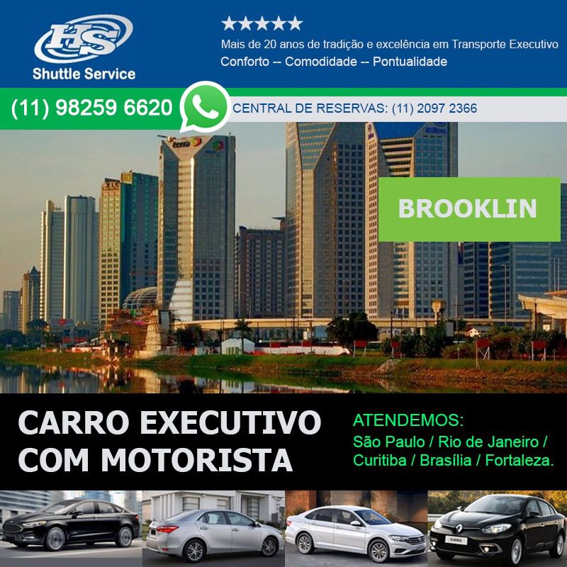 carro com motorista Brooklin