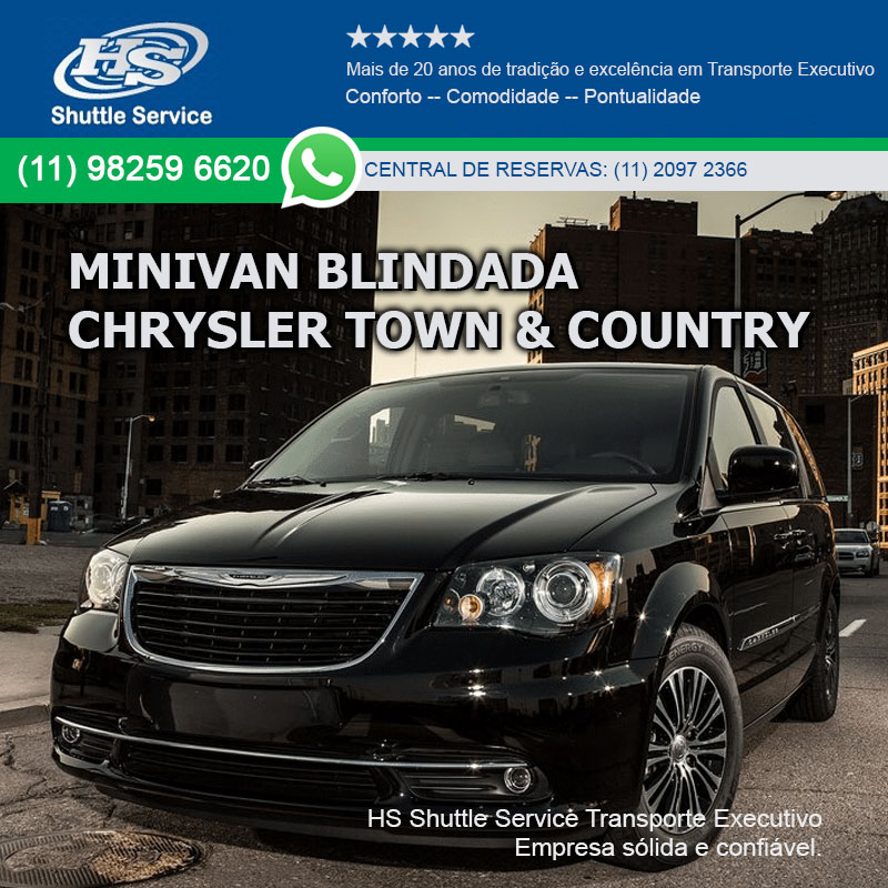 minivan blindada Chrysler Town & Country