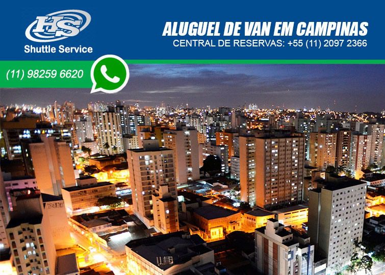 aluguel de van em Campinas