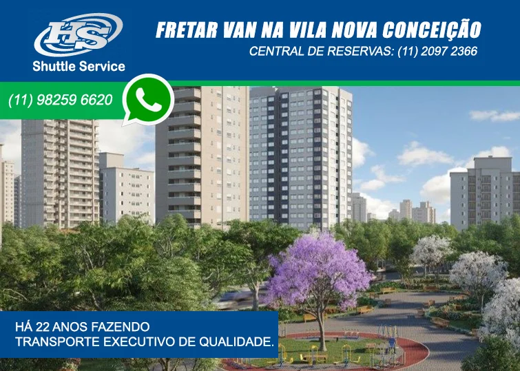 aluguel de Van na Vila Nova Conceição.