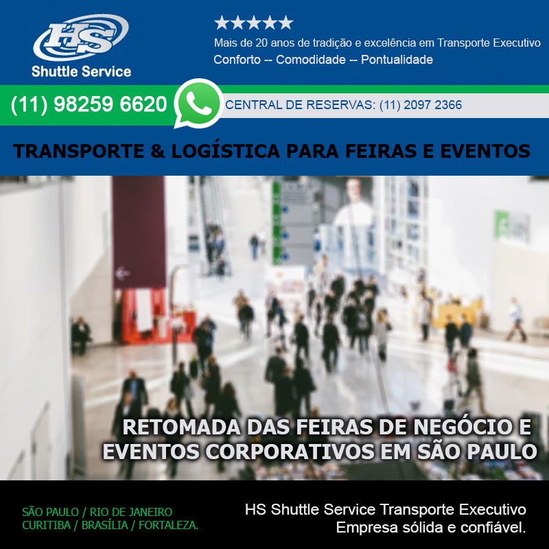 transporte e logistica para feiras e eventos