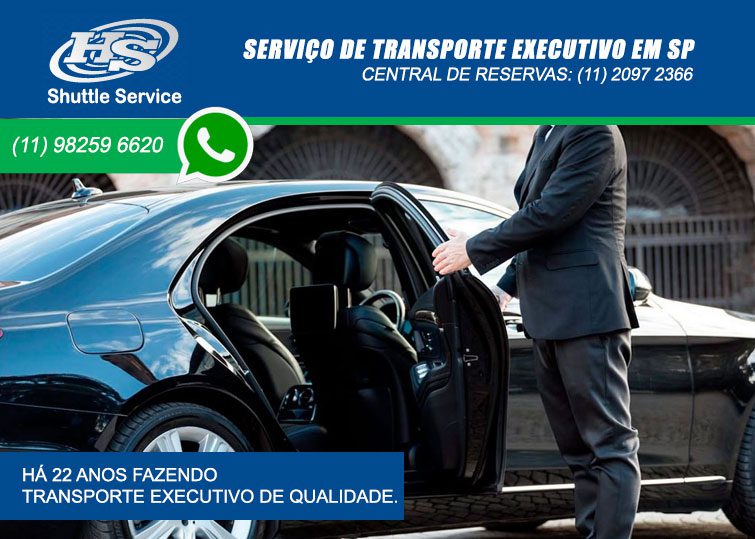 Serviço de transporte executivo em SP