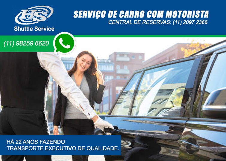Serviço de carro com motorista