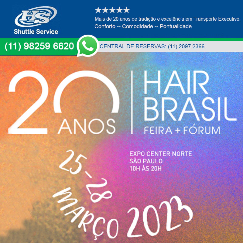 aluguel de van para hair brasil 2023