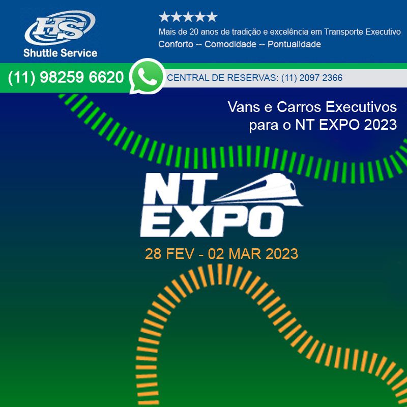 transporte executivo para nt expo 2023