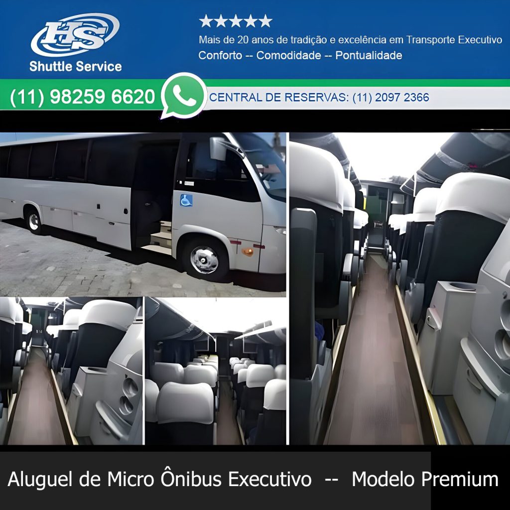 Micro Ônibus Executivo -- Modelo Premium