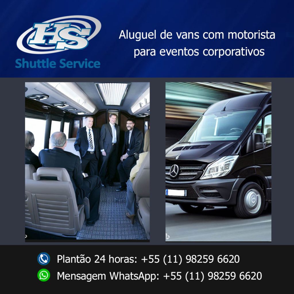 Van com motorista para empresas