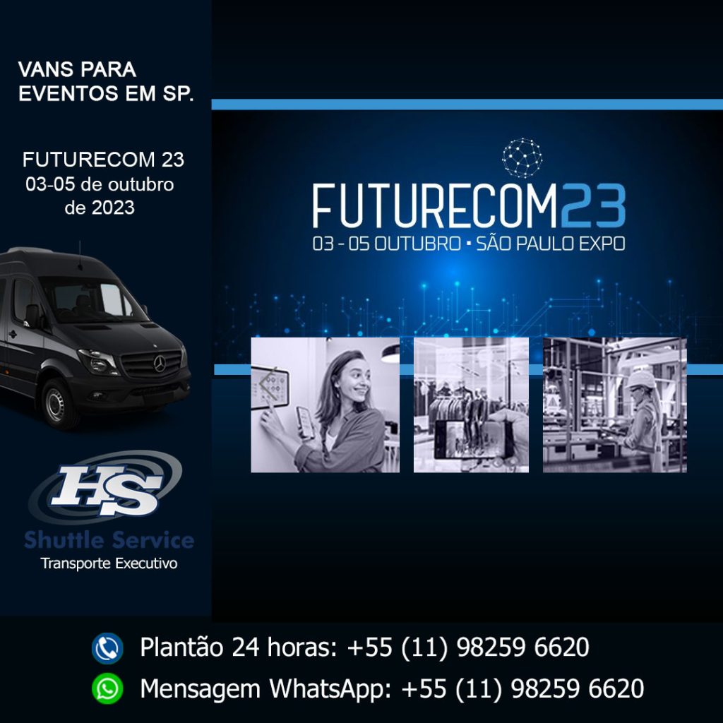 Aluguel de van para o Futurecom 2023