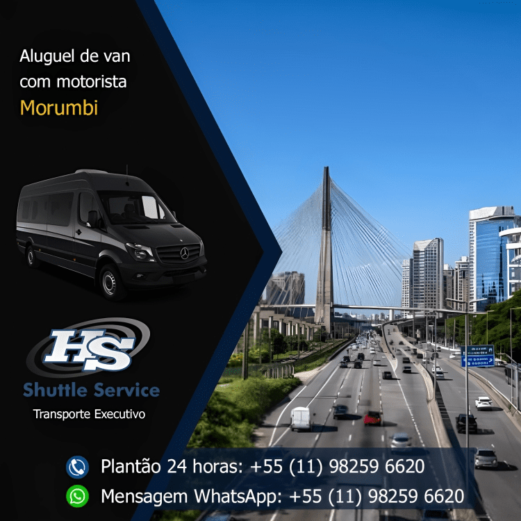 Aluguel de van no Morumbi