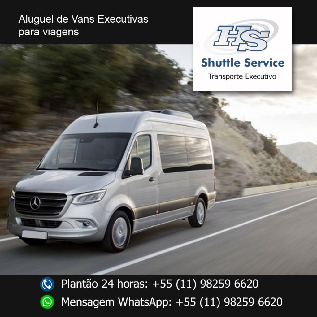 Transporte para turismo e Empresas. Vans executivas