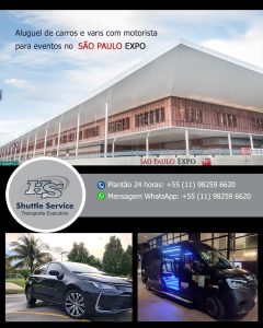Aluguel de van para São Paulo Expo !