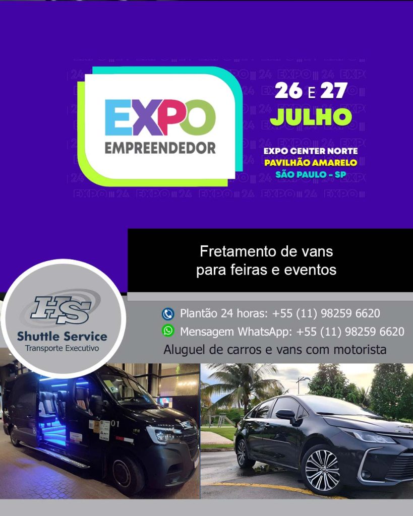 Aluguel de Van para Expo Empreendedor 2024