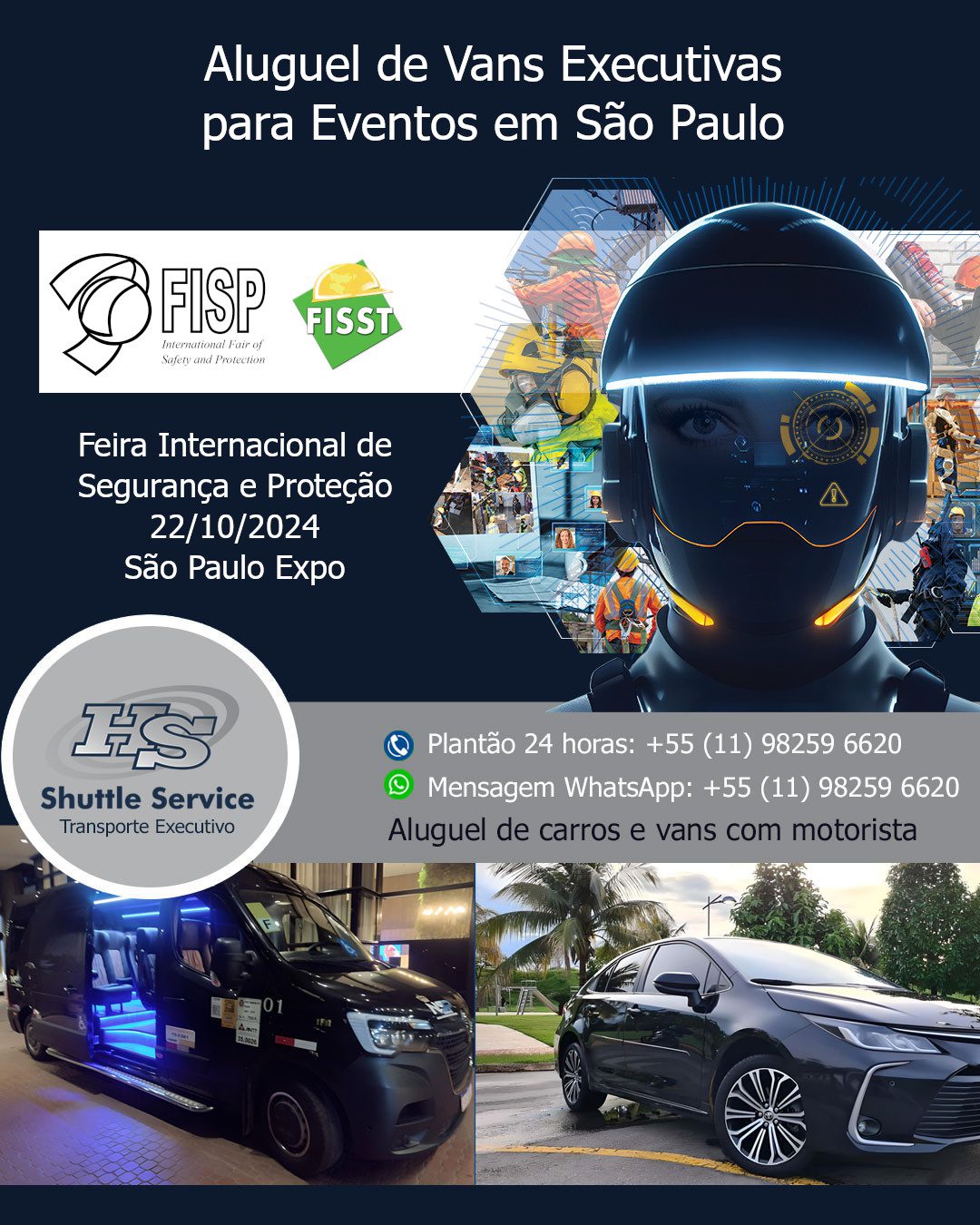 Aluguel de Vans para a FISP 2024