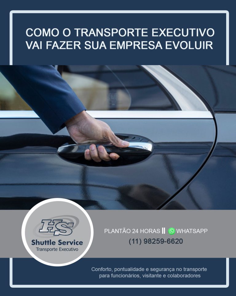 Transporte Executivo para empresas. Como O Transporte Executivo Vai Fazer Sua Empresa Evoluir