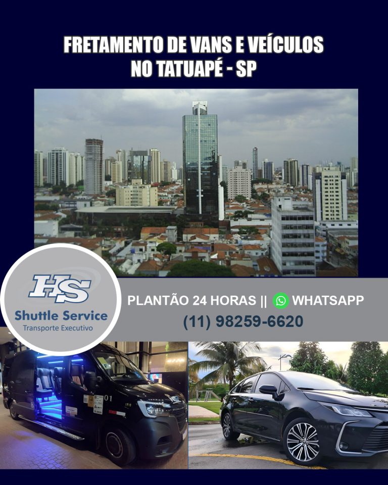 Transporte Executivo no Tatuapé