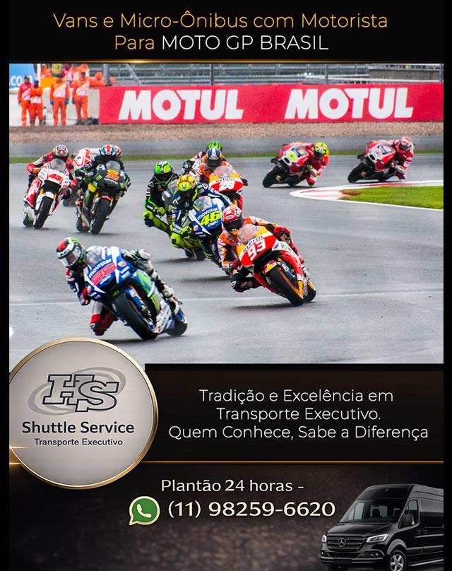 Aluguel de Van e Micro-Ônibus para o MotoGP Brasil